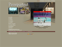 Tablet Screenshot of galleriapassepartout.com